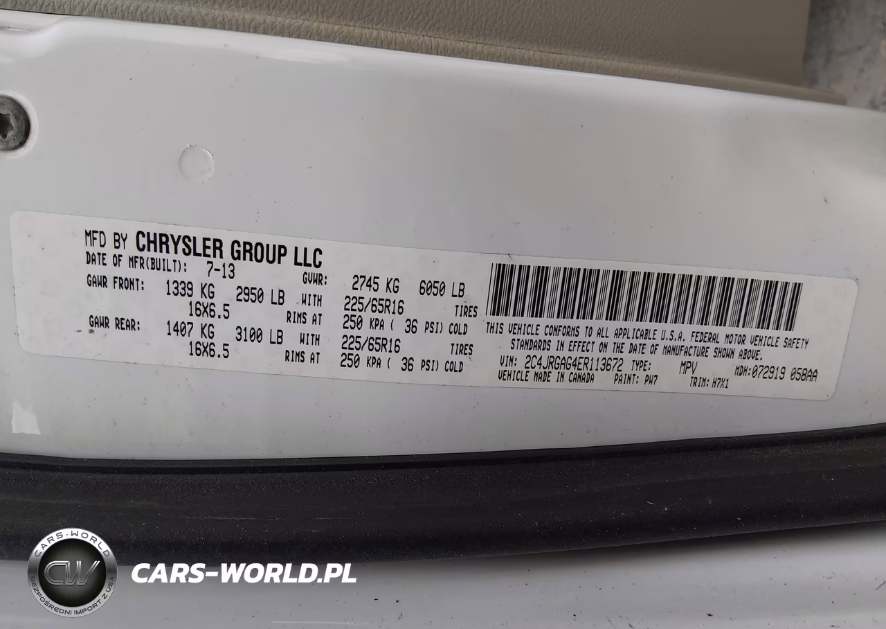 2014 Ram Cargo Tradesman VIN:2C4JRGAG4ER113672 - 9