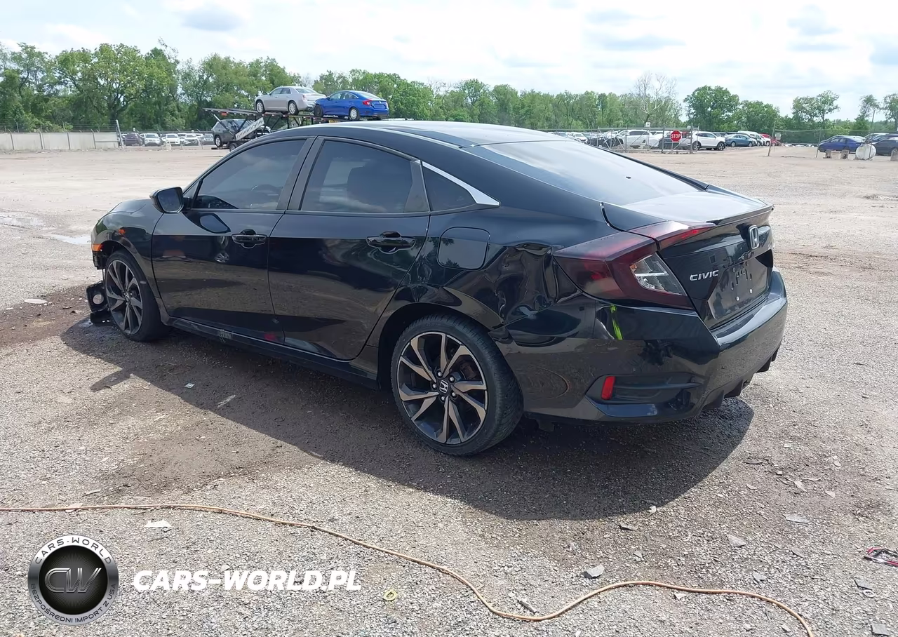 2019 Honda Civic Sport VIN:2HGFC2F89KH541123 - 3