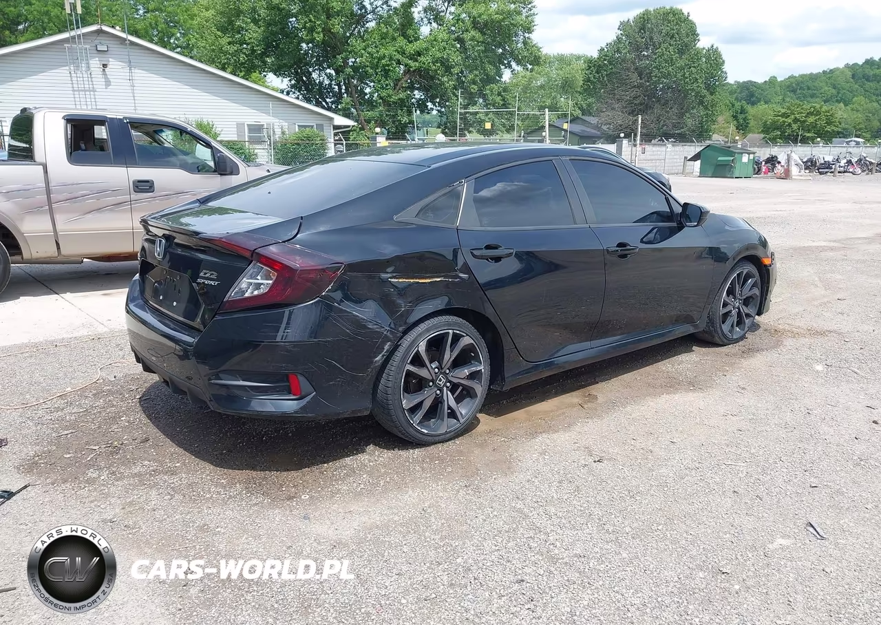 2019 Honda Civic Sport VIN:2HGFC2F89KH541123 - 4