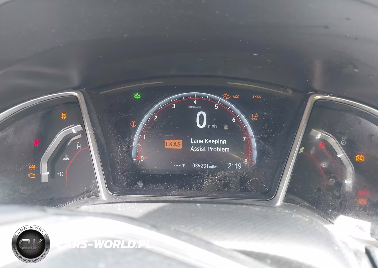 2019 Honda Civic Sport VIN:2HGFC2F89KH541123 - 7