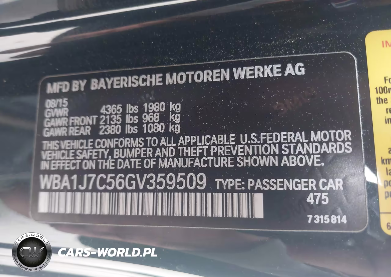 2016 BMW M235I VIN:WBA1J7C56GV359509 - 9