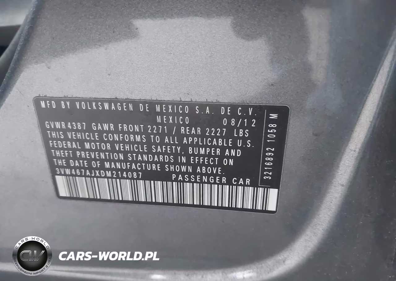 2013 Volkswagen Jetta Gli Autobahn VIN:3VW467AJXDM214087 - 9