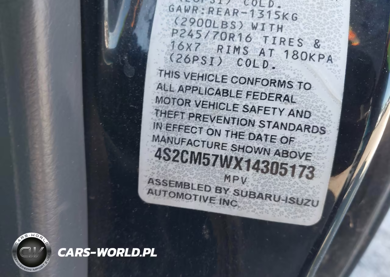 2001 Isuzu Rodeo Sport S 3.2L V6 Hard Top-S 3.2L V6 Soft Top VIN:4S2CM57WX14305173 - 9