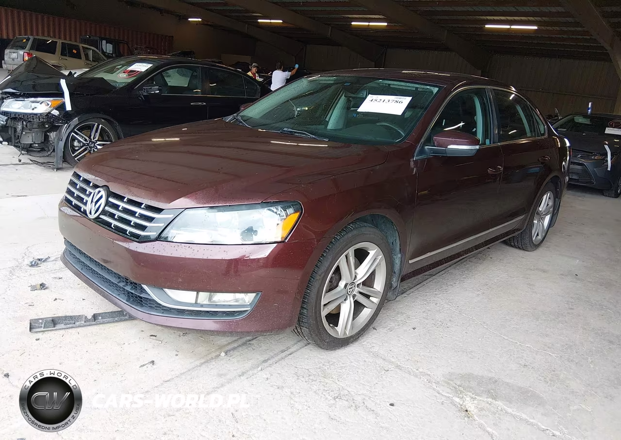 2013 Volkswagen Passat 2.0L Tdi Se VIN:1VWBN7A36DC126053 - 2