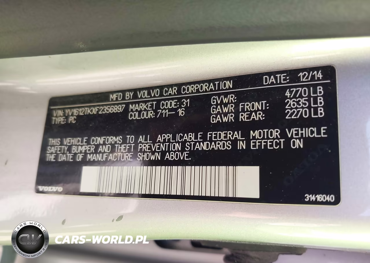 2015 Volvo S60 T5 Premier VIN:YV1612TKXF2356897 - 9