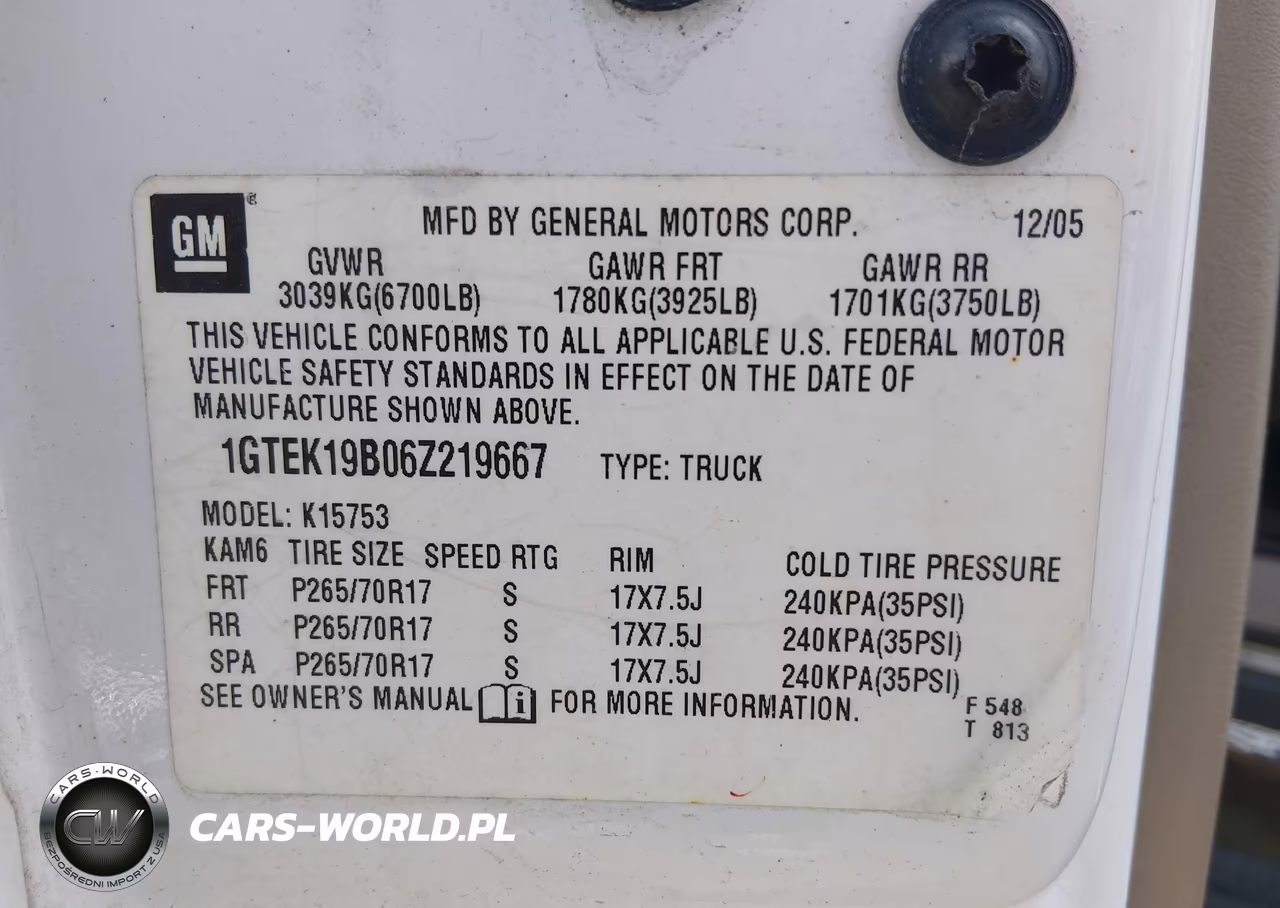 2006 GMC Sierra 1500 Slt VIN:1GTEK19B06Z219667 - 9
