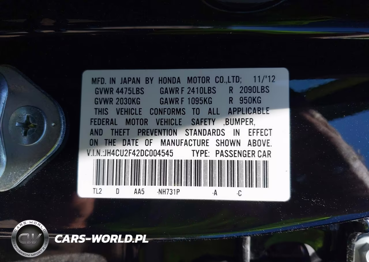 2013 Acura Tsx 2.4 VIN:JH4CU2F42DC004545 - 9