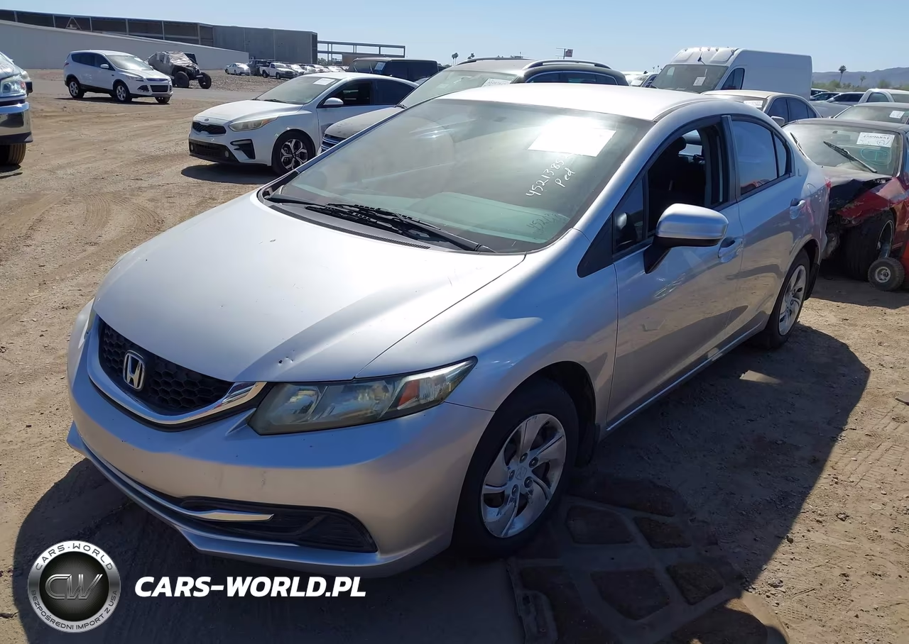 2014 Honda Civic Lx VIN:19XFB2F54EE014582 - 2