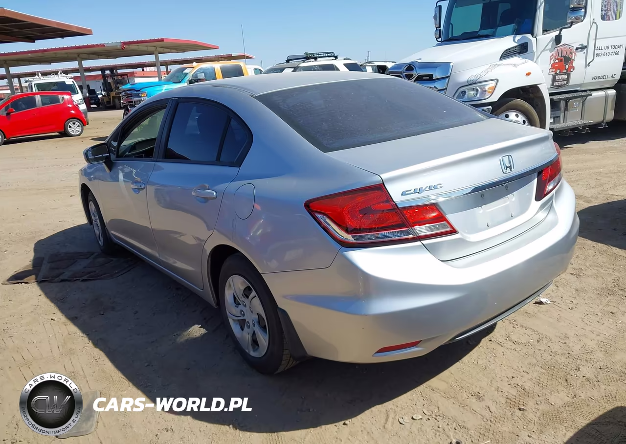 2014 Honda Civic Lx VIN:19XFB2F54EE014582 - 3