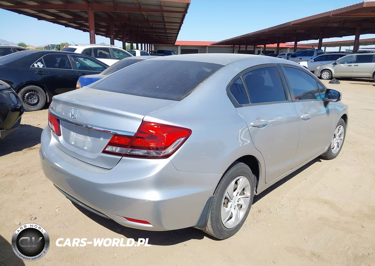2014 Honda Civic Lx VIN:19XFB2F54EE014582 - 4