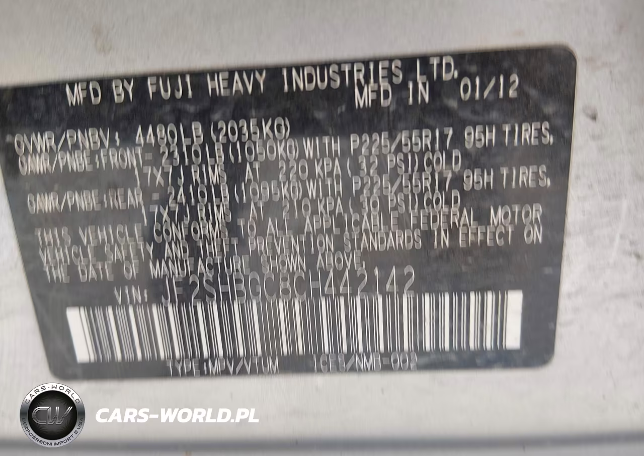 2012 Subaru Forester 2.5X Touring VIN:JF2SHBGC8CH442142 - 9