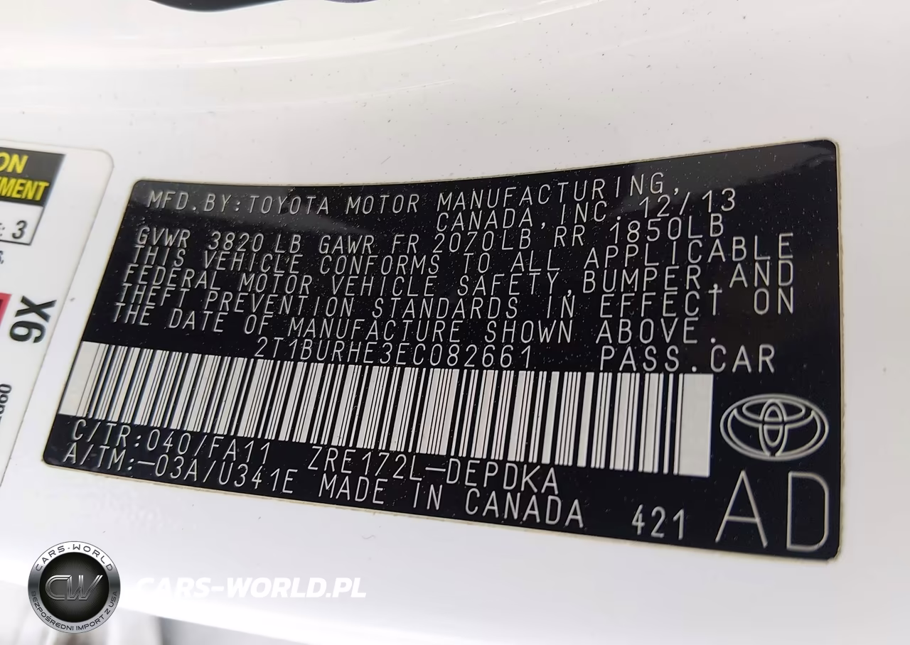 2014 Toyota Corolla L VIN:2T1BURHE3EC082661 - 9