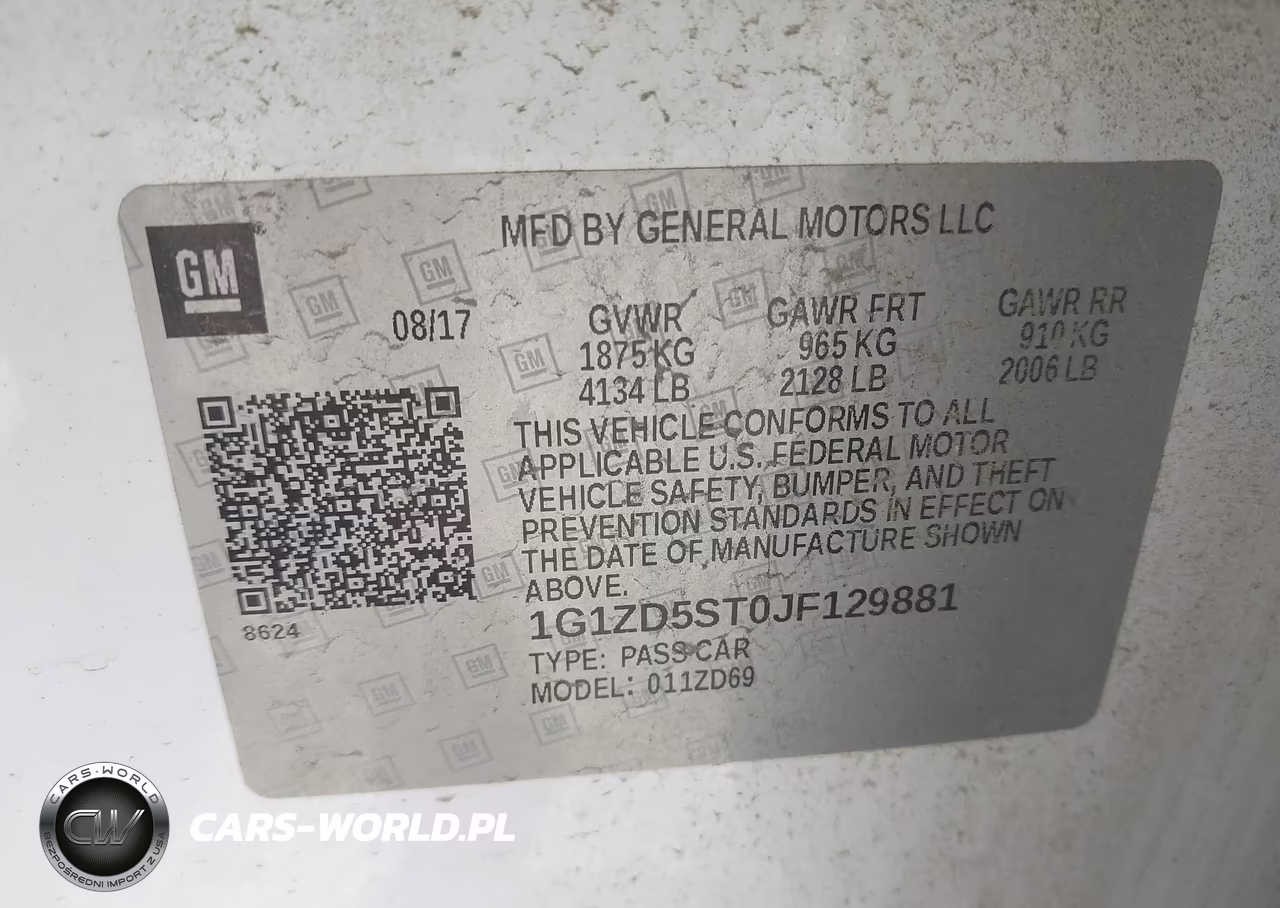 2018 Chevrolet Malibu Lt VIN:1G1ZD5ST0JF129881 - 9