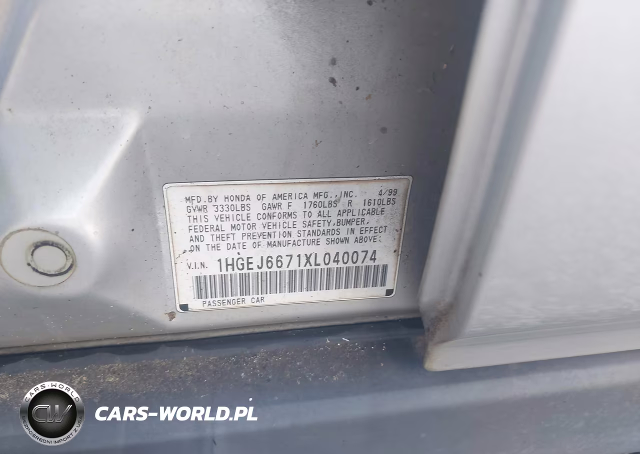 1999 Honda Civic Lx VIN:1HGEJ6671XL040074 - 9
