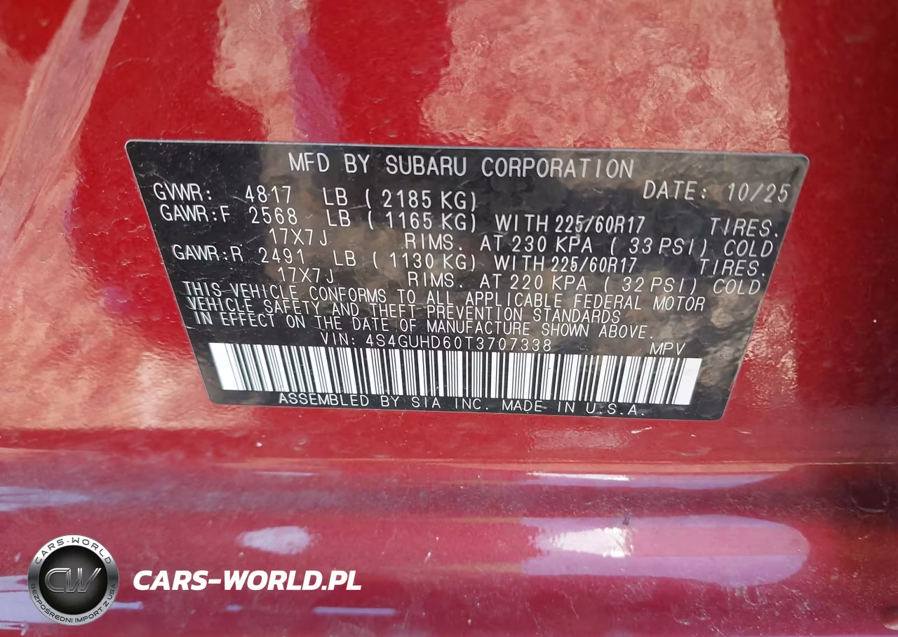 2026 Subaru Crosstrek Premium VIN:4S4GUHD60T3707338 - 9