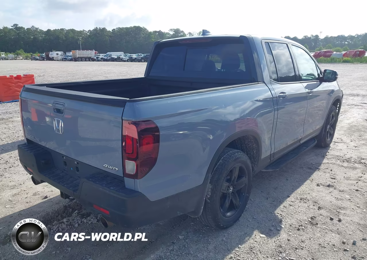 2022 Honda Ridgeline Black Edition VIN:5FPYK3F87NB034741 - 4
