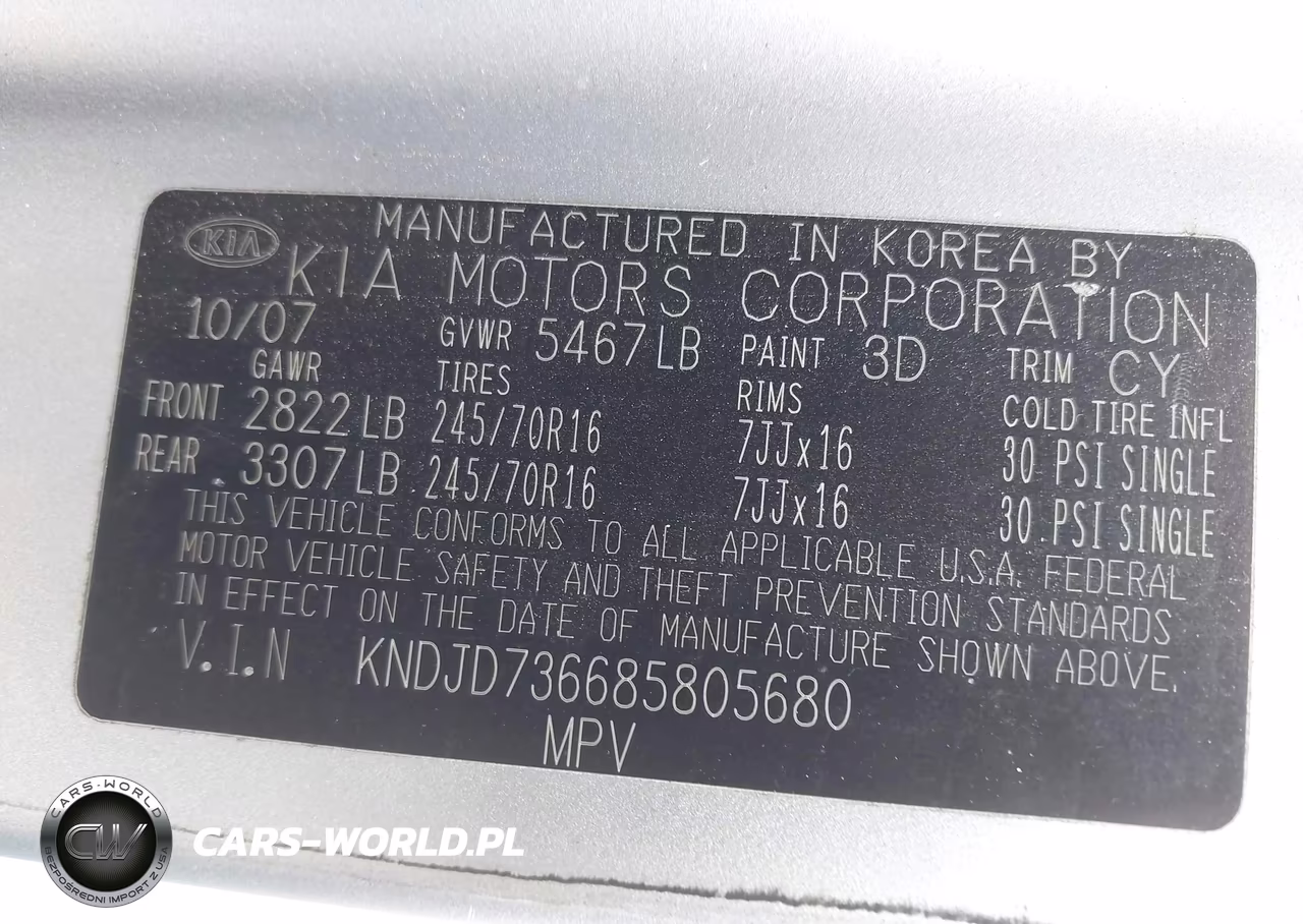 2008 Kia Sorento Ex VIN:KNDJD736685805680 - 9