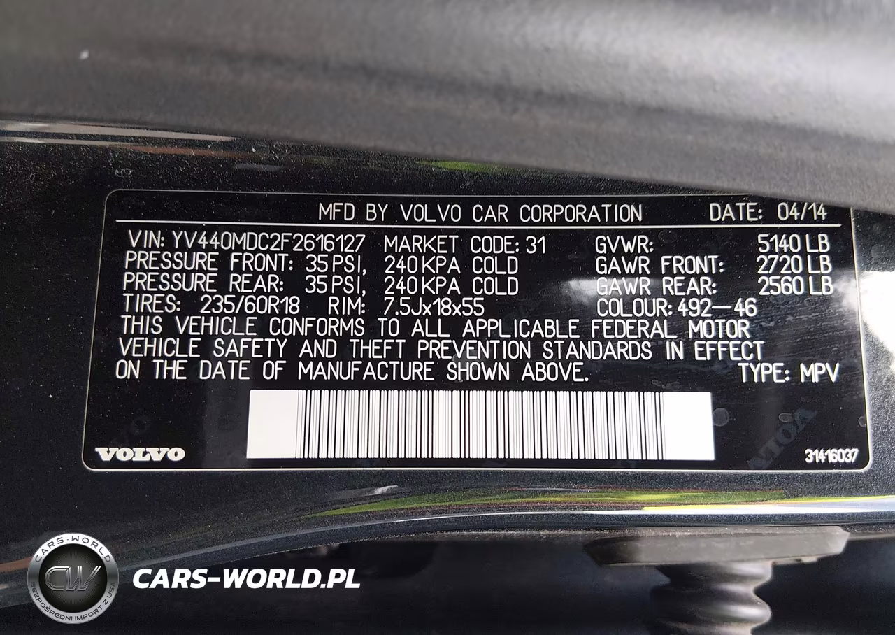 2015 Volvo Xc60 T5 Premier Plus VIN:YV440MDC2F2616127 - 9