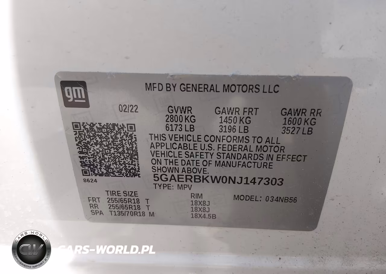 2022 Buick Enclave Fwd Essence VIN:5GAERBKW0NJ147303 - 9