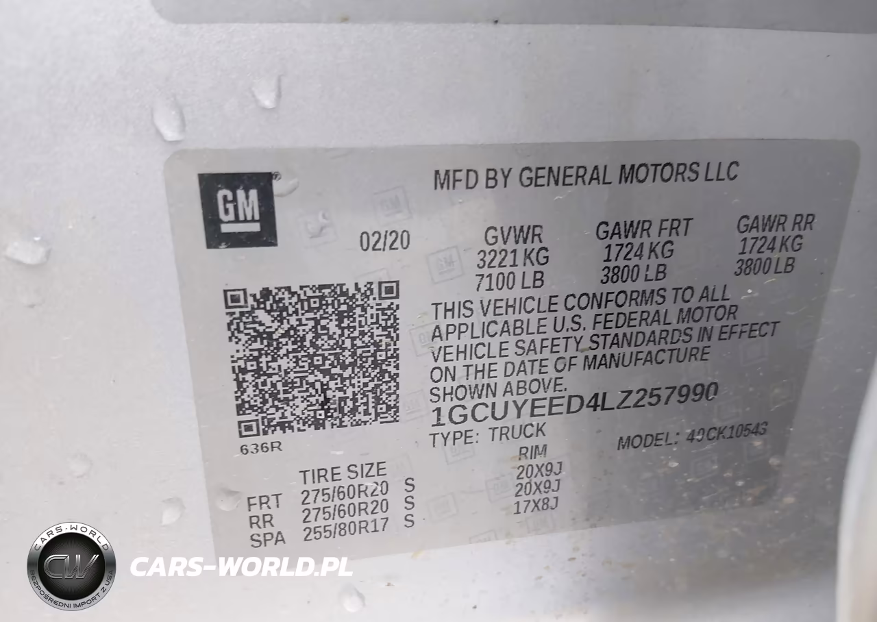 2020 Chevrolet Silverado 1500 4Wd Short Bed Rst VIN:1GCUYEED4LZ257990 - 9
