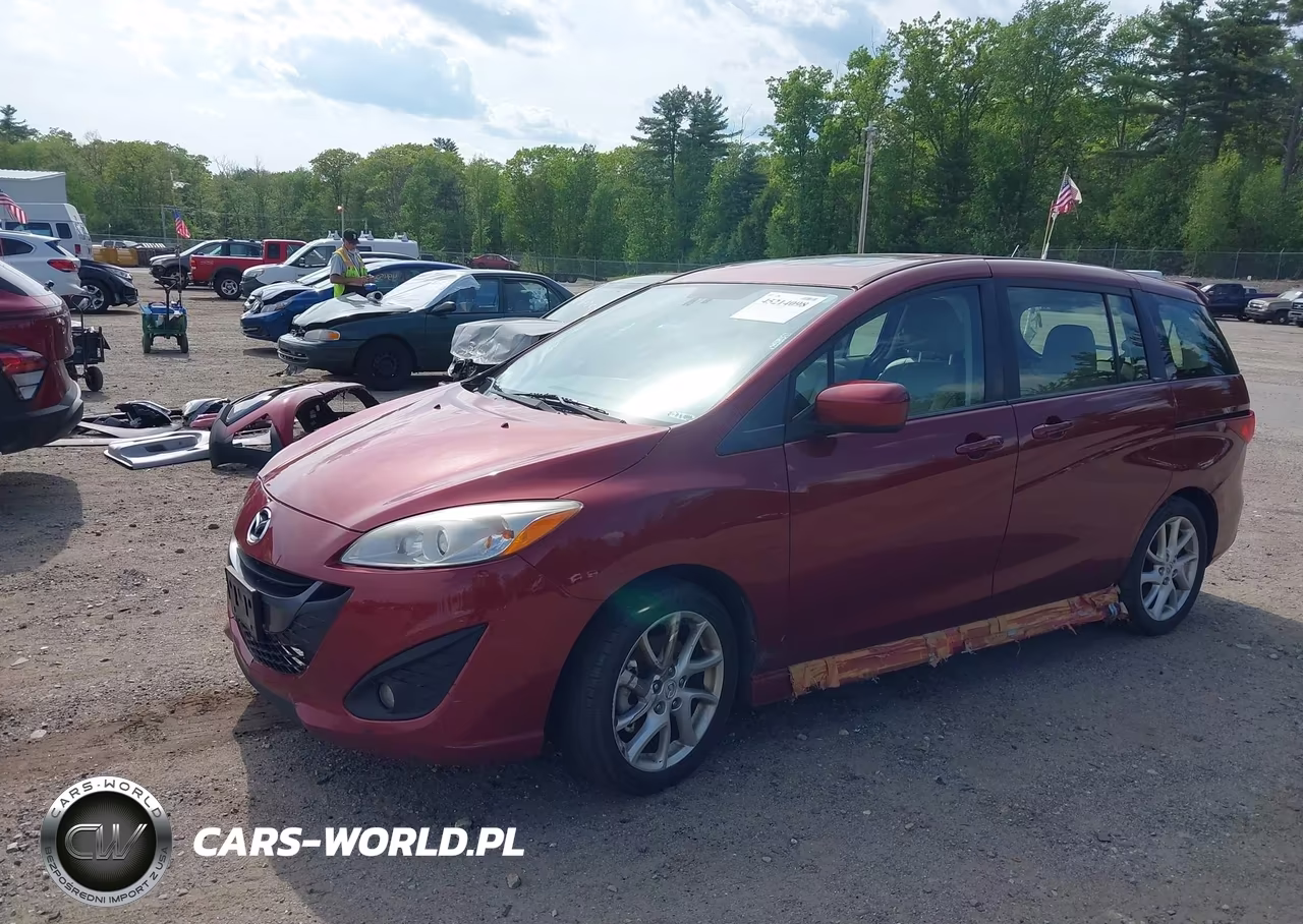 2012 Mazda Mazda5 Grand Touring VIN:JM1CW2DLXC0142582 - 2