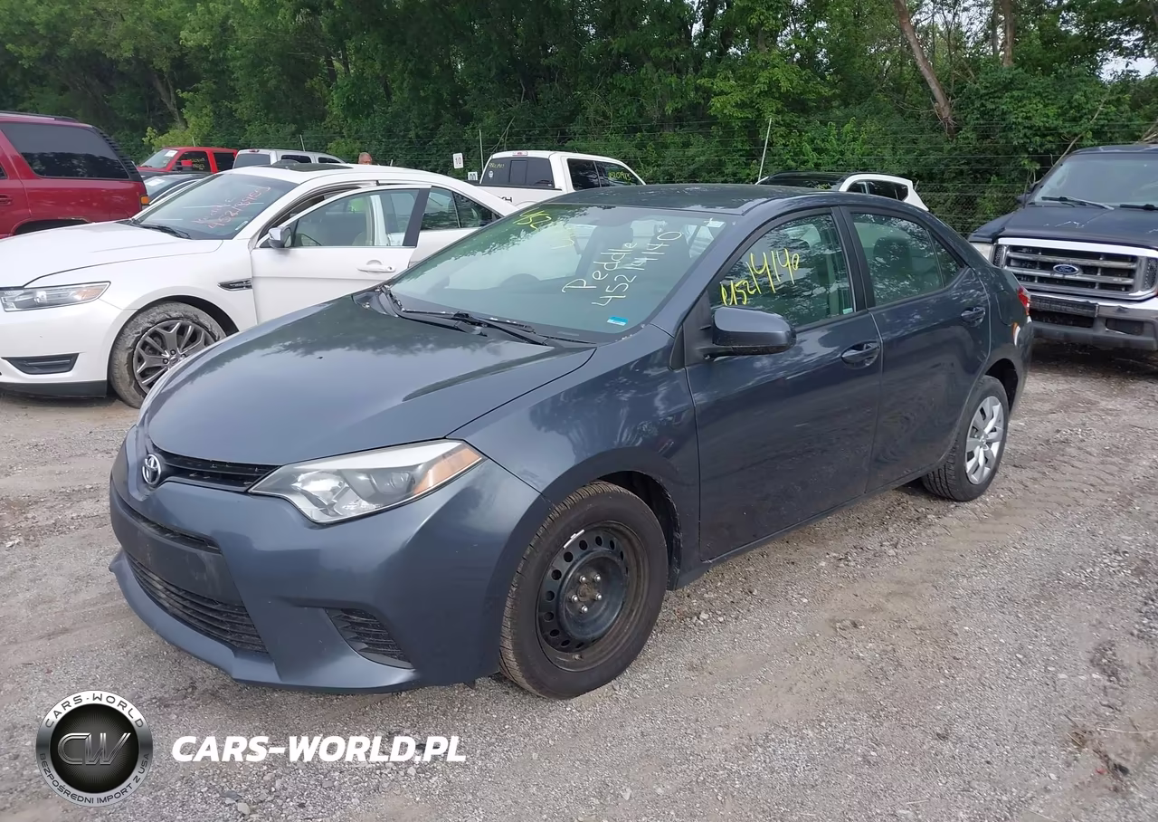 2014 Toyota Corolla Le VIN:5YFBURHE5EP117376 - 2