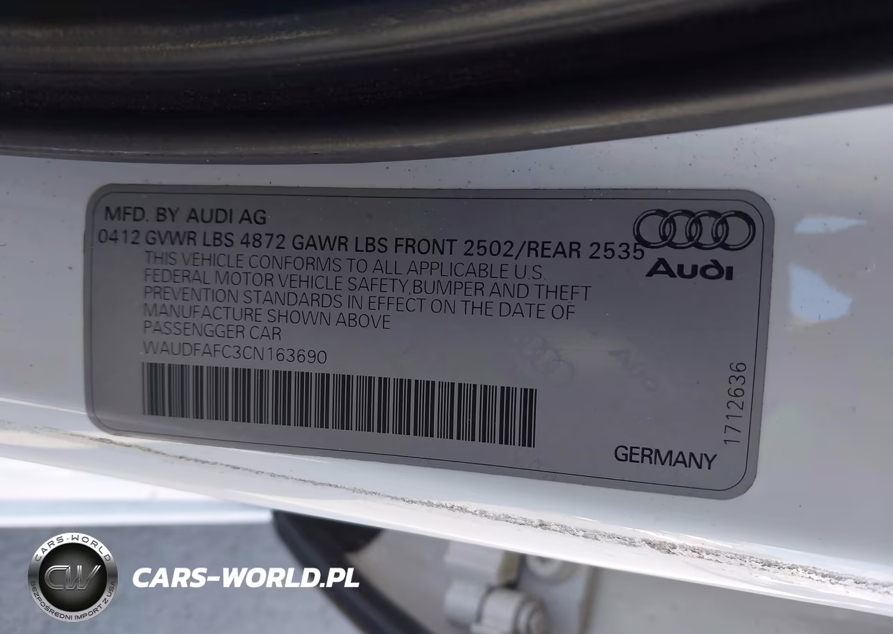 2012 Audi A6 2.0T Premium VIN:WAUDFAFC3CN163690 - 9