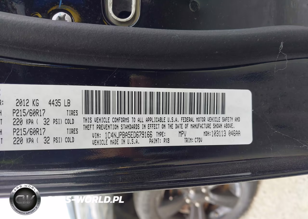 2014 Jeep Patriot Altitude VIN:1C4NJPBA5ED679166 - 9