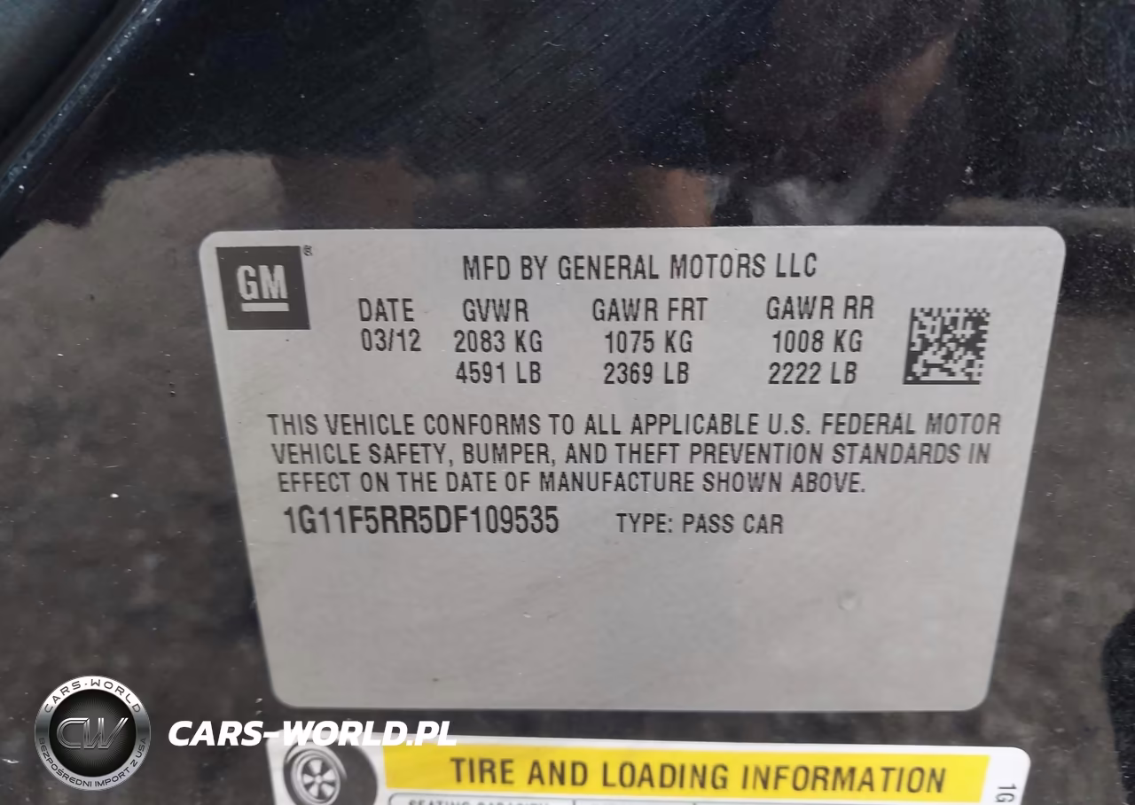 2013 Chevrolet Malibu Eco Premium Audio VIN:1G11F5RR5DF109535 - 9
