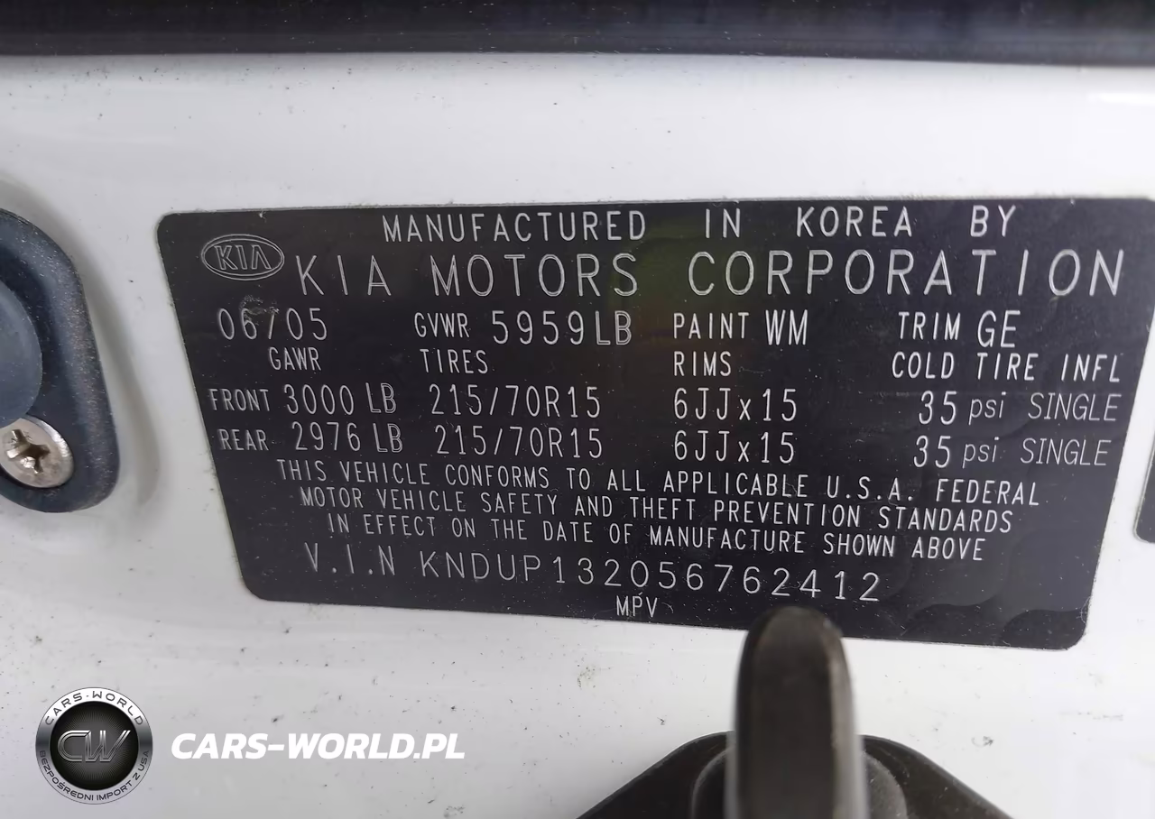 2005 Kia Sedona Ex-Lx VIN:KNDUP132056762412 - 9