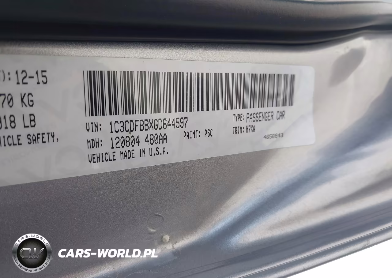 2016 Dodge Dart Sxt VIN:1C3CDFBBXGD644597 - 9