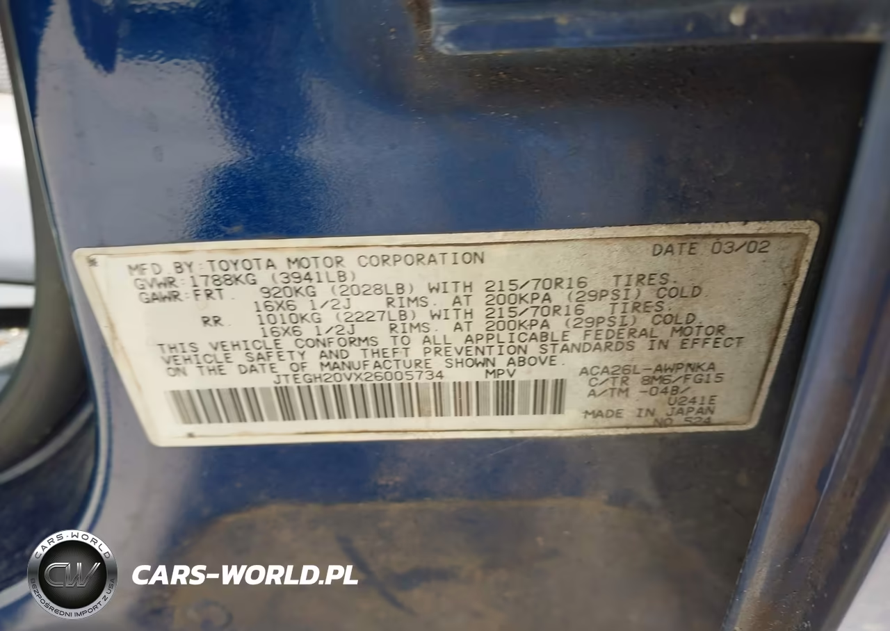 2002 Toyota Rav4 VIN:JTEGH20VX26005734 - 9
