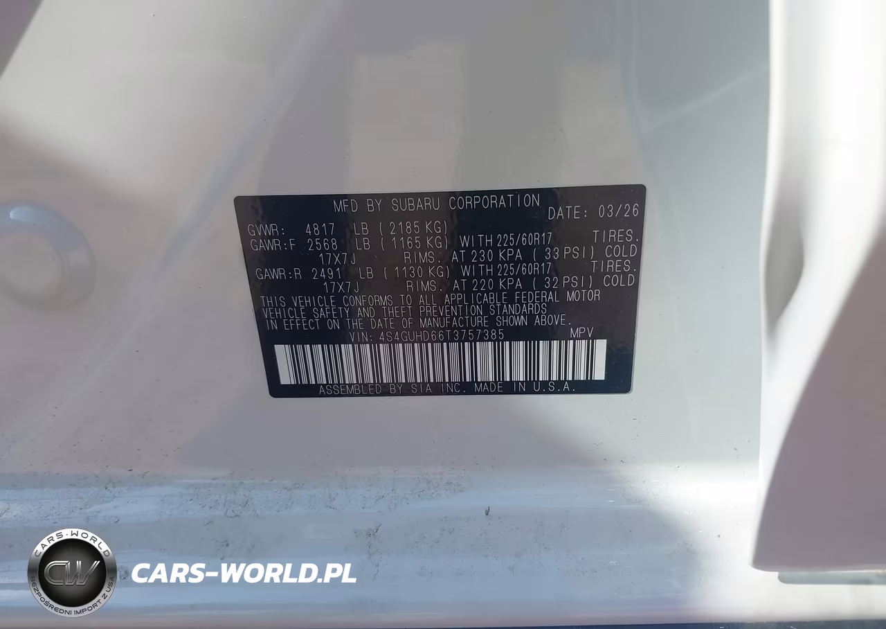 2026 Subaru Crosstrek Premium VIN:4S4GUHD66T3757385 - 9