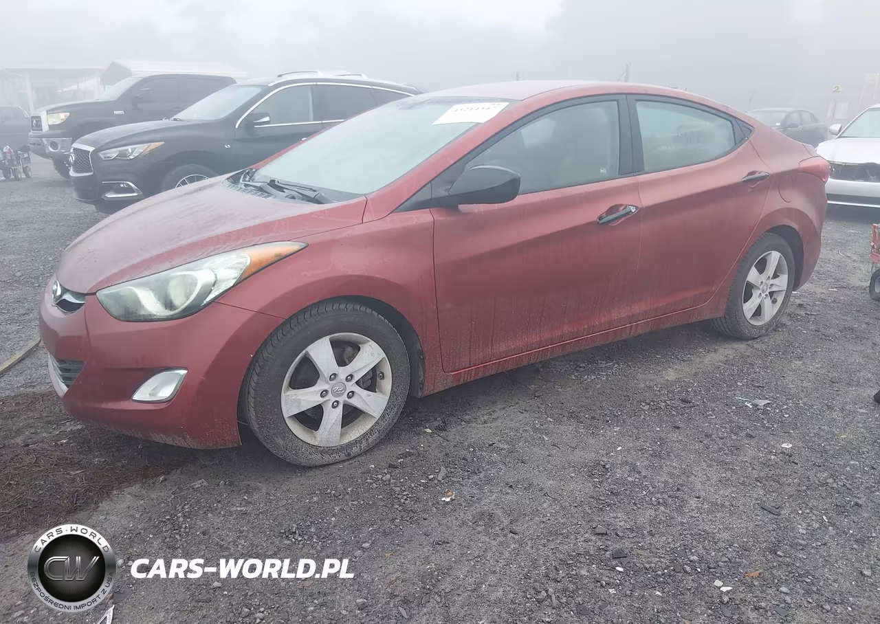 2012 Hyundai Elantra Gls (Ulsan Plant) VIN:KMHDH4AE9CU346584 - 2