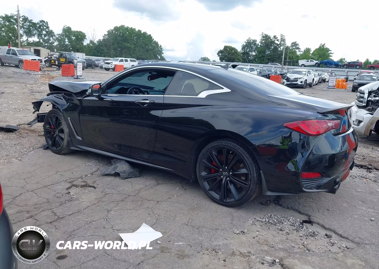 2018 Infiniti Q60 3.0T Red Sport 400 VIN:JN1FV7EK4JM530872 - 3