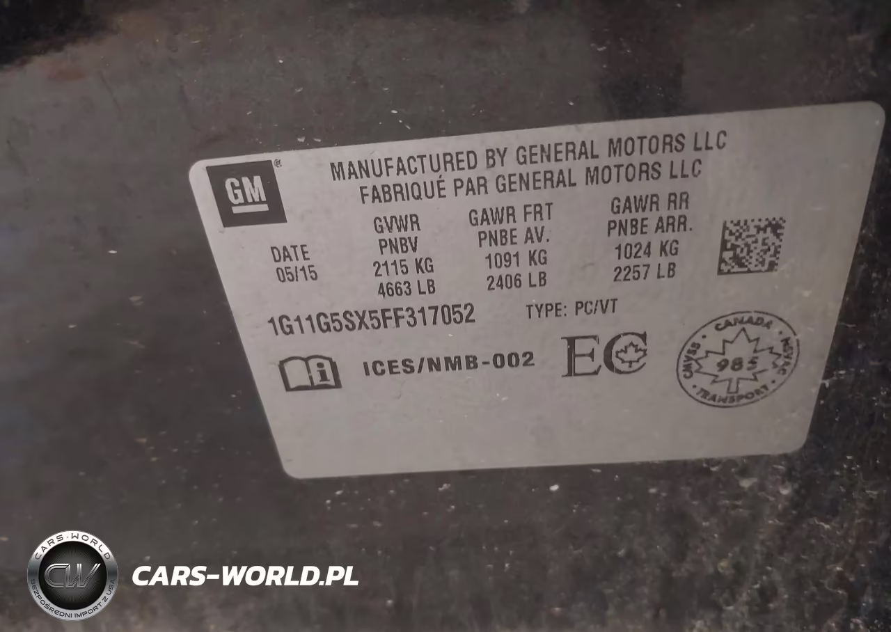2015 Chevrolet Malibu 2Lz VIN:1G11G5SX5FF317052 - 9