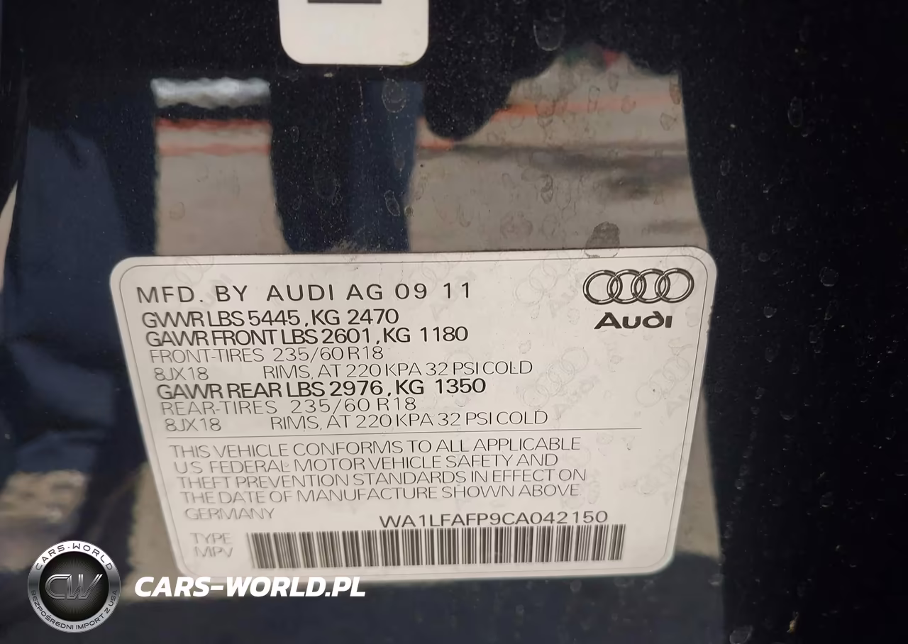 2012 Audi Q5 2.0T Premium VIN:WA1LFAFP9CA042150 - 9