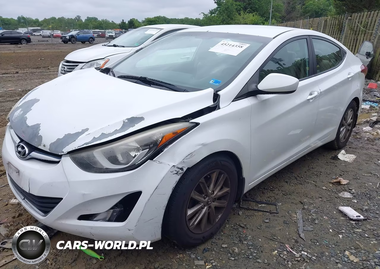 2016 Hyundai Elantra Se VIN:5NPDH4AE3GH711863 - 2