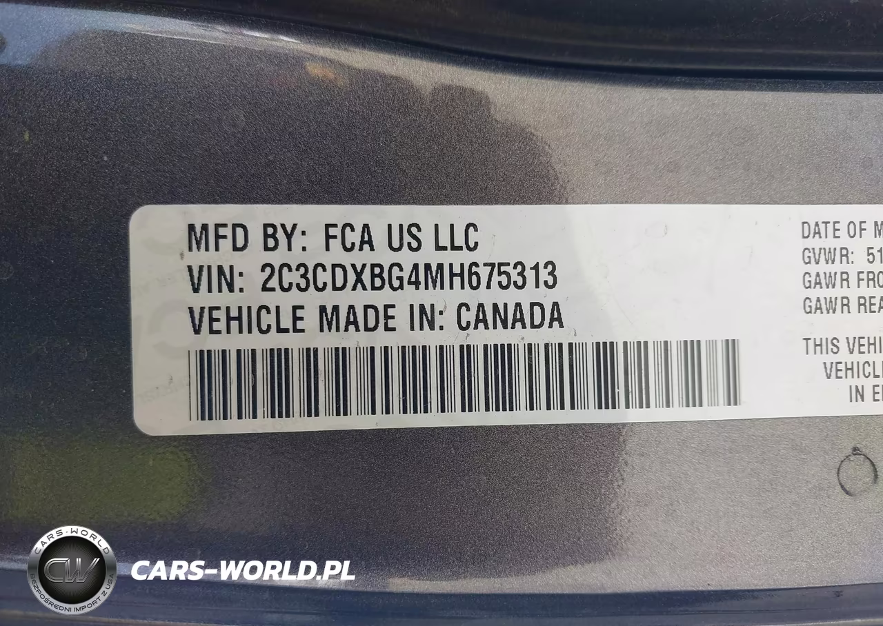 2021 Dodge Charger Sxt Rwd VIN:2C3CDXBG4MH675313 - 9