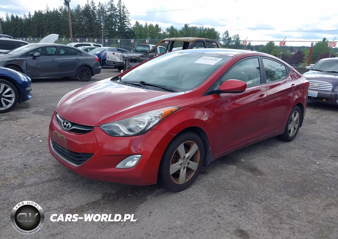 2013 Hyundai Elantra Gls VIN:KMHDH4AE2DU798815 - 2