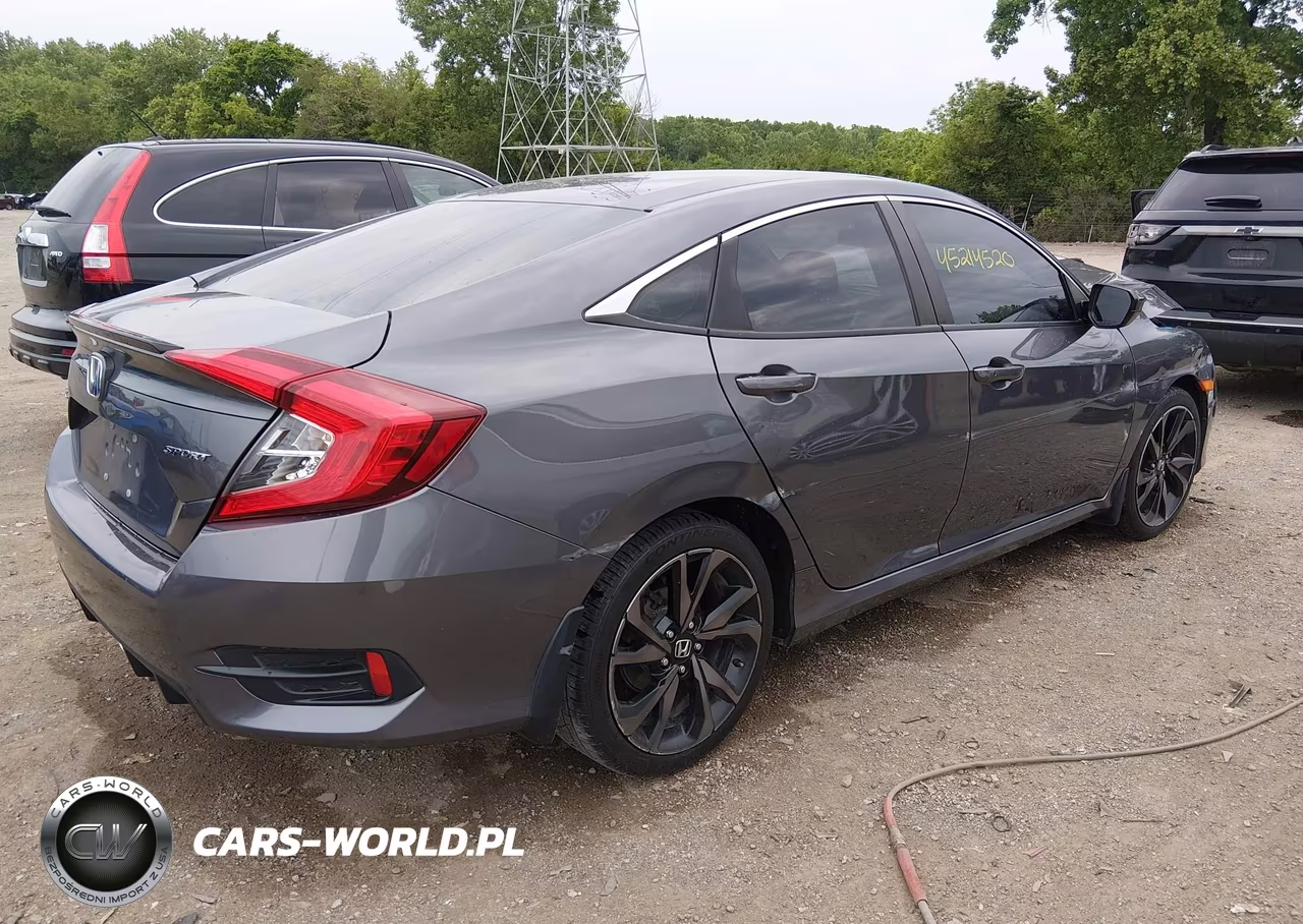 2019 Honda Civic Sport VIN:2HGFC2F88KH511658 - 4
