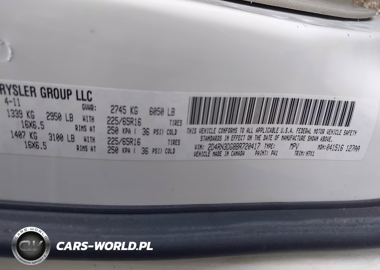 2011 Dodge Grand Caravan Mainstreet VIN:2D4RN3DG8BR720417 - 9