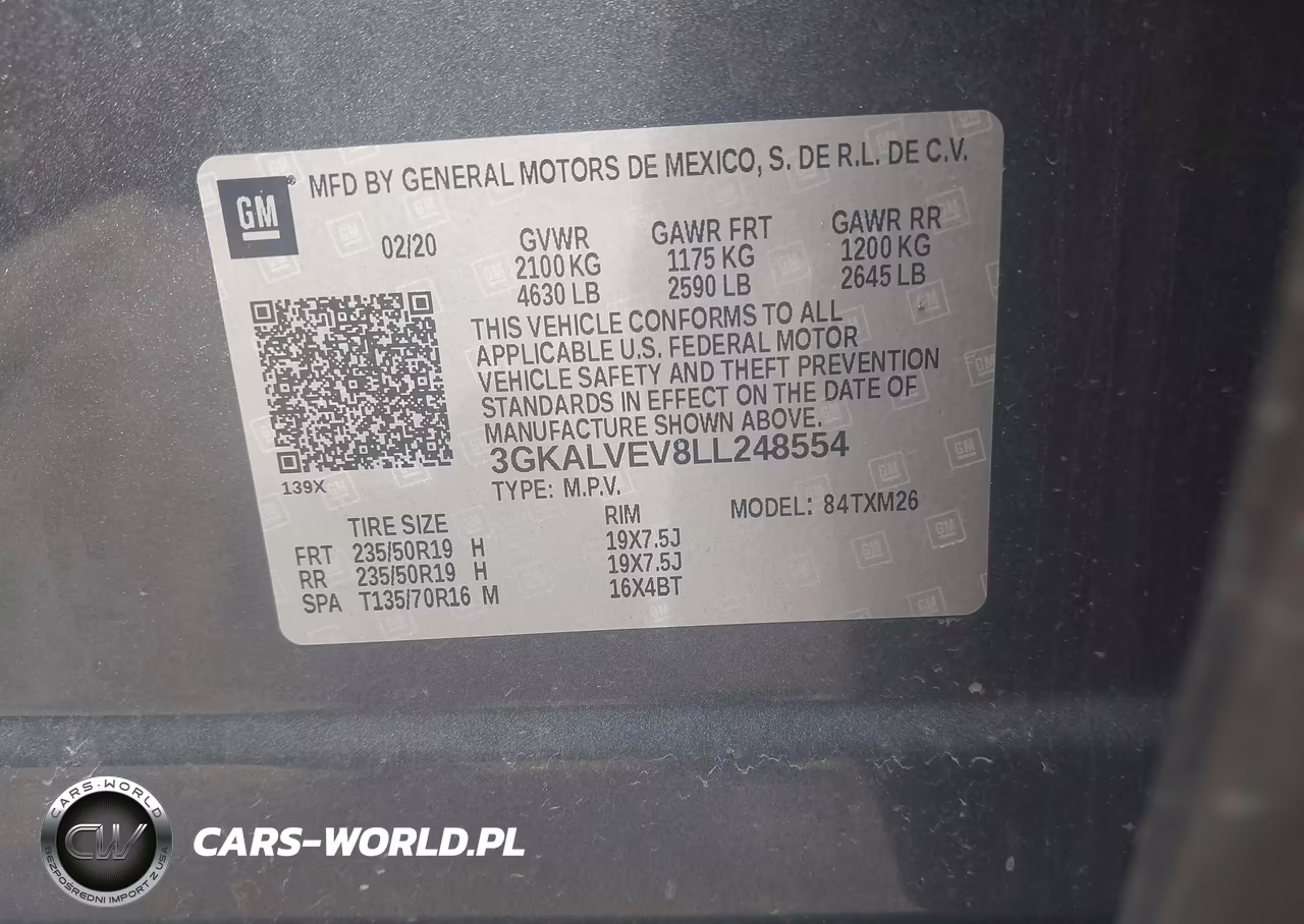 2020 GMC Terrain Awd Slt VIN:3GKALVEV8LL248554 - 9