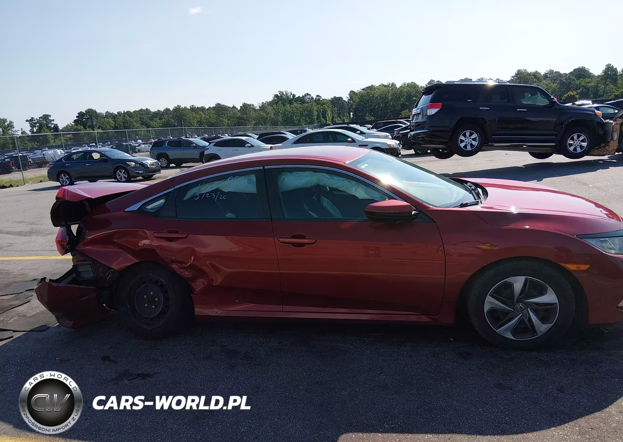 2019 Honda Civic Lx VIN:19XFC2F65KE049617 - 13