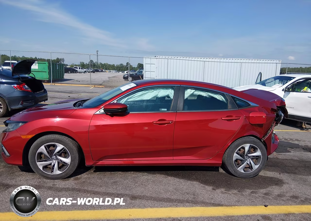 2019 Honda Civic Lx VIN:19XFC2F65KE049617 - 14