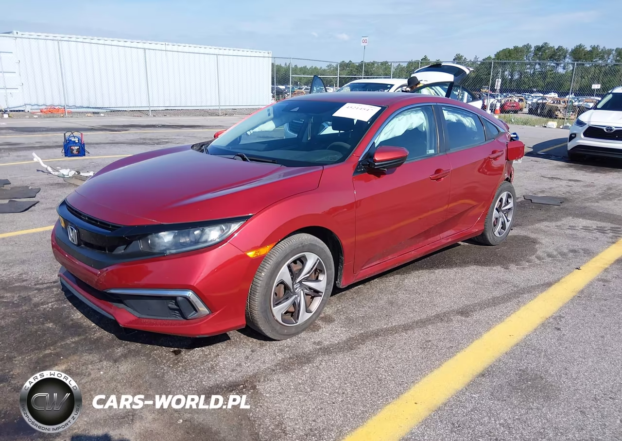 2019 Honda Civic Lx VIN:19XFC2F65KE049617 - 2