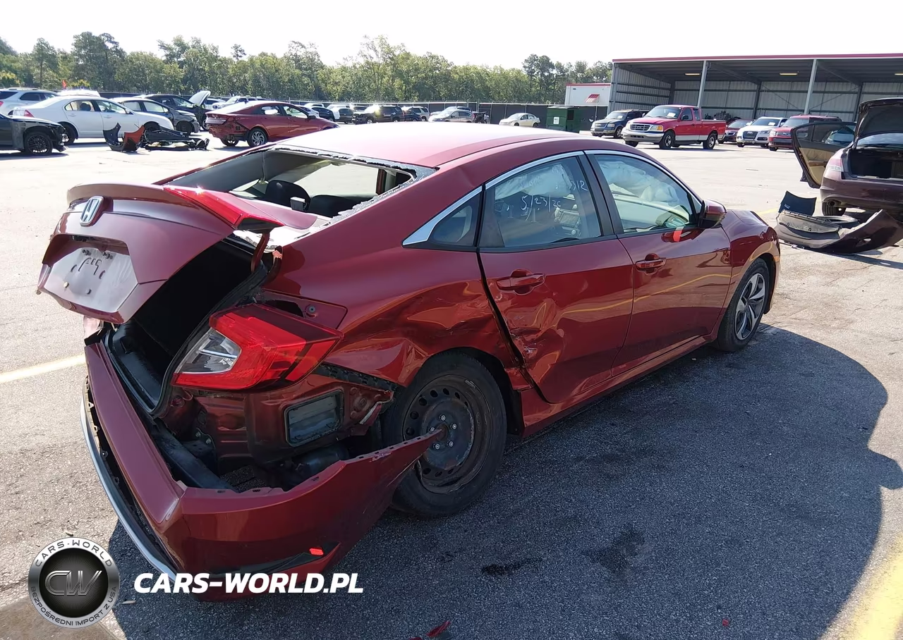 2019 Honda Civic Lx VIN:19XFC2F65KE049617 - 4