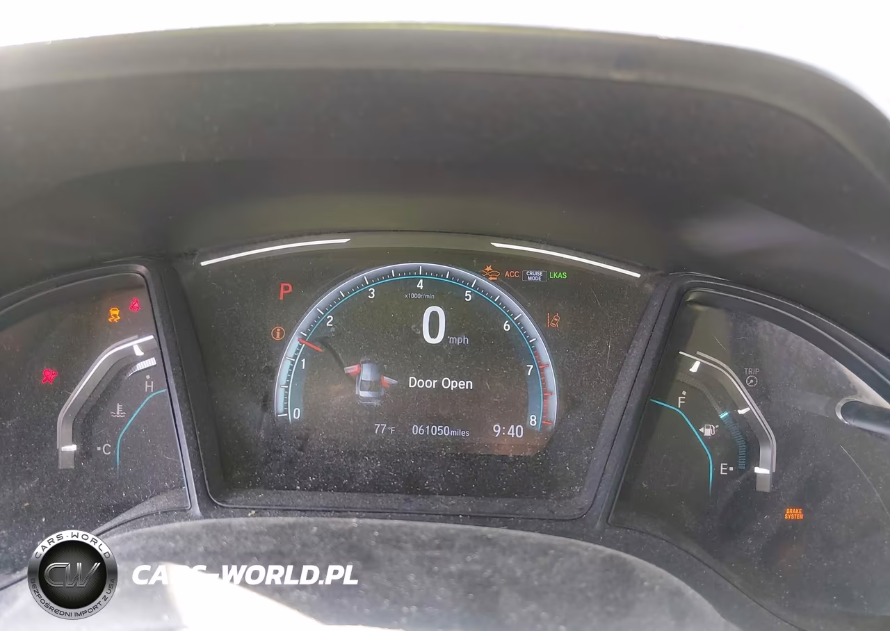 2019 Honda Civic Lx VIN:19XFC2F65KE049617 - 7