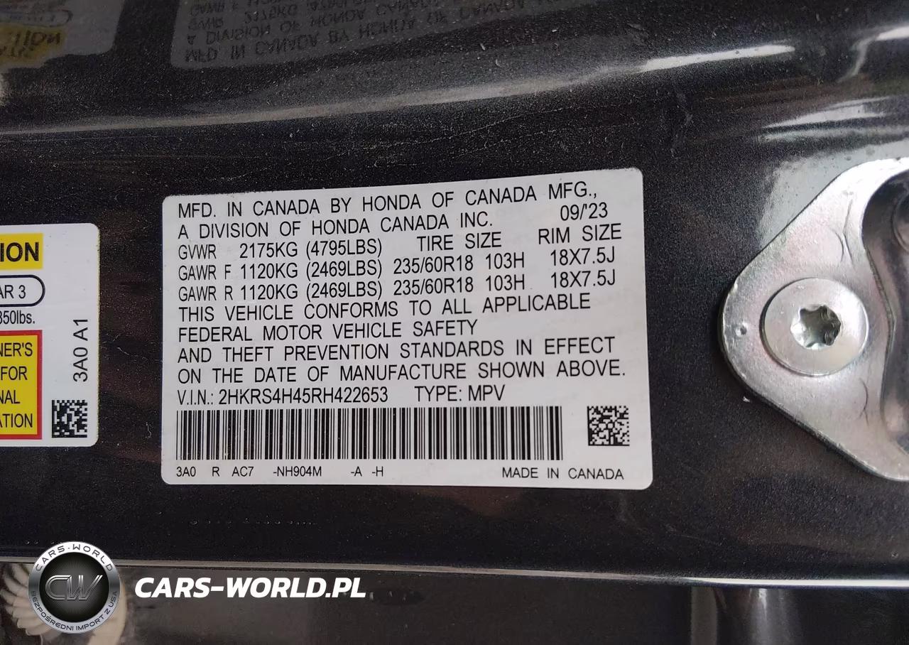 2024 Honda Cr-V Ex Awd VIN:2HKRS4H45RH422653 - 9