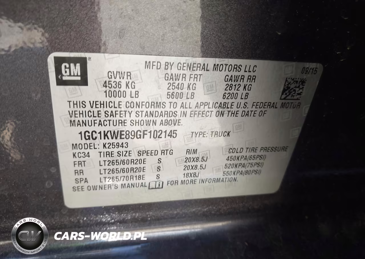 2016 Chevrolet Silverado 2500Hd Ltz VIN:1GC1KWE89GF102145 - 9